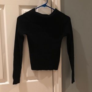 Black brandy Melville turtleneck top